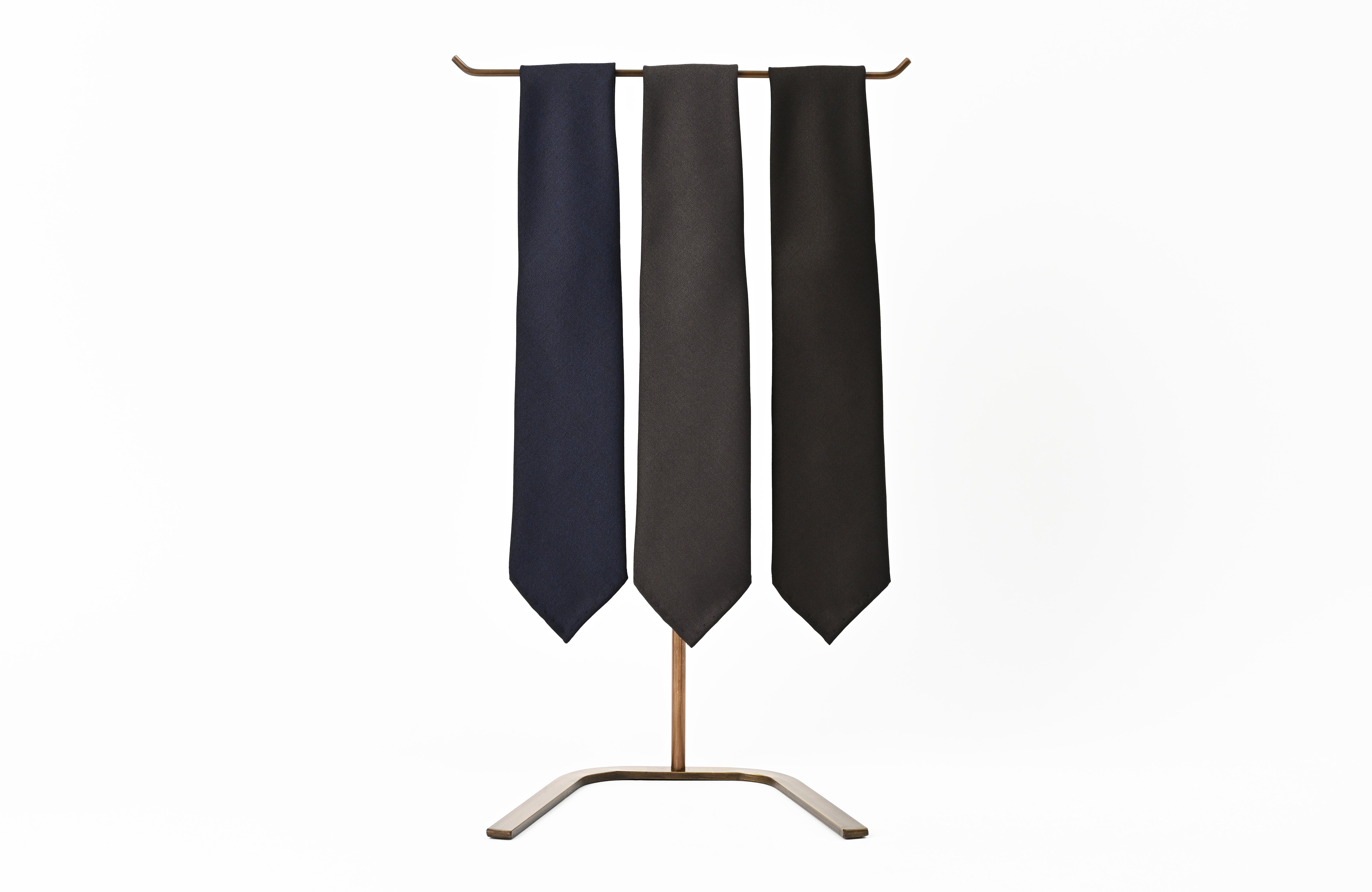 日本製 イタリアンウール REDA ネクタイ プレーンソリッド グリーン