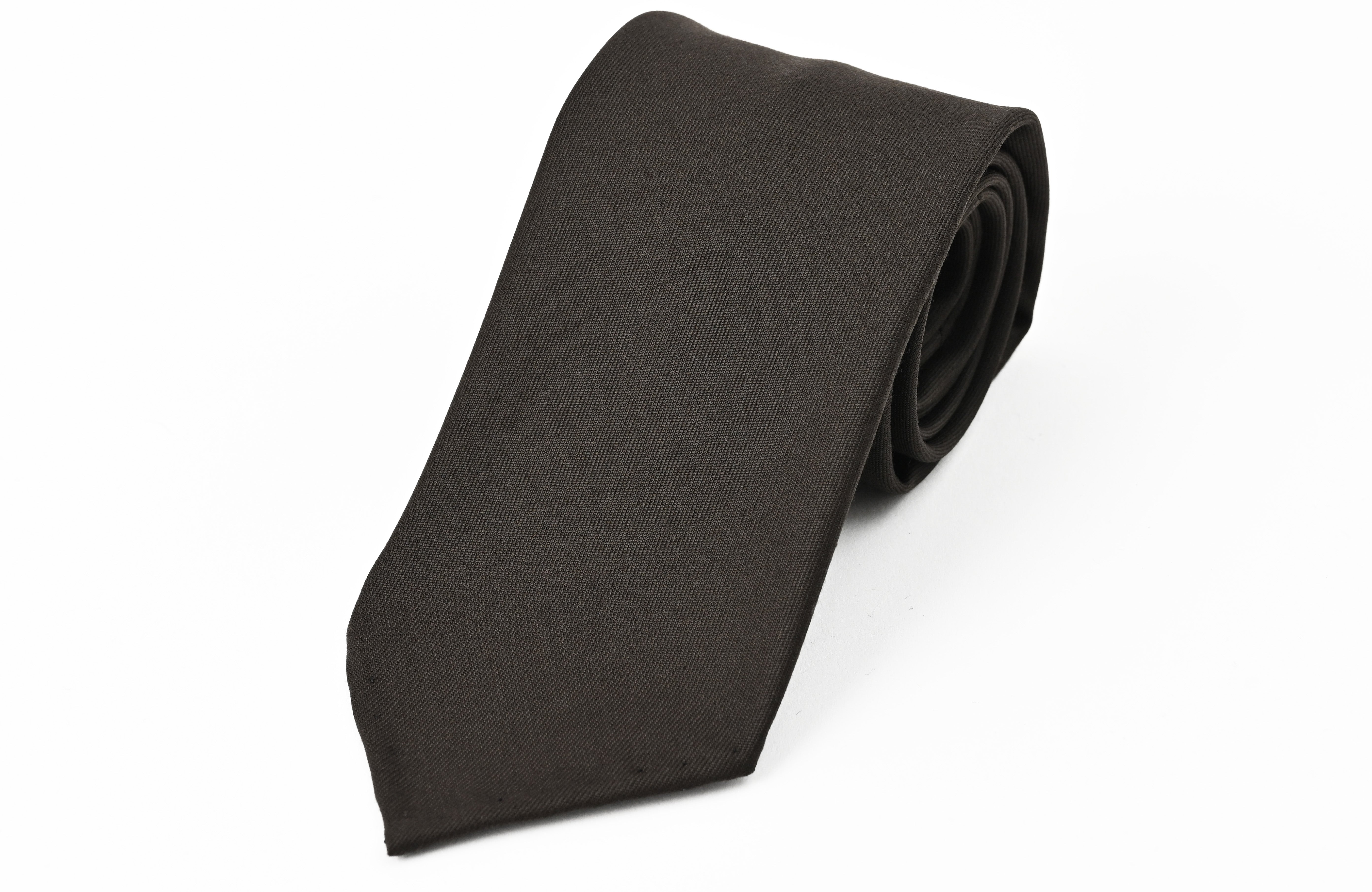 日本製 イタリアンウール REDA ネクタイ プレーンソリッド グリーン